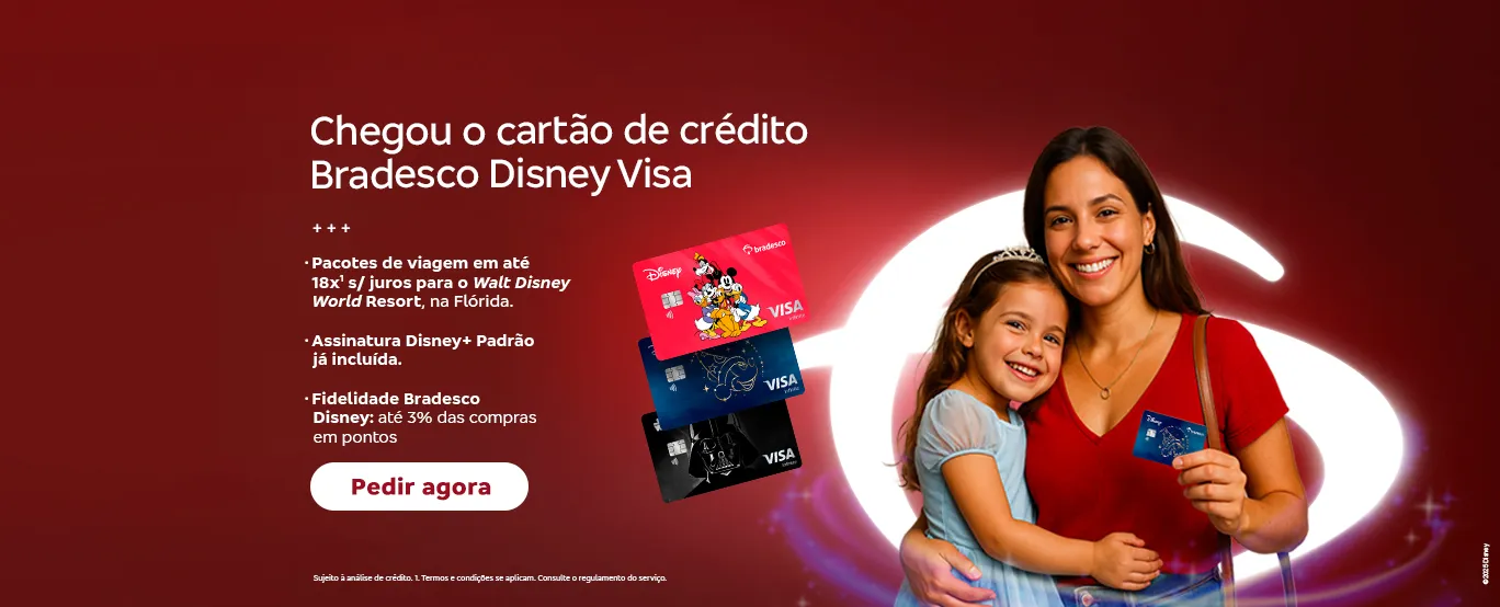#PraCegoVer: Pra você que tem sonhos para o futuro. Consórcio Bradesco Compensa. Contrate on-line.